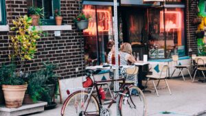 Sidewalk Cafe Bike
