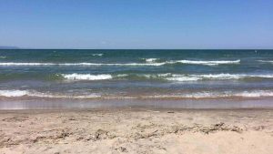 Photo of Nottawasaga Bay, taken from Allenwood Beach. Credit Adam Ballah